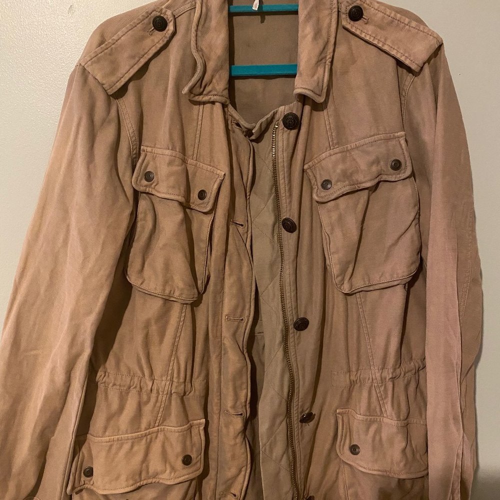 Free People Lightweight Blush/Nude Jacket - Picture 4 of 11